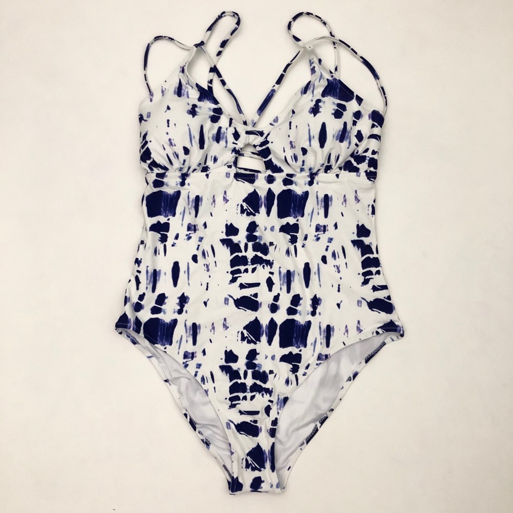 NWT Cupshe Tie dye one piece swimsuit XXL